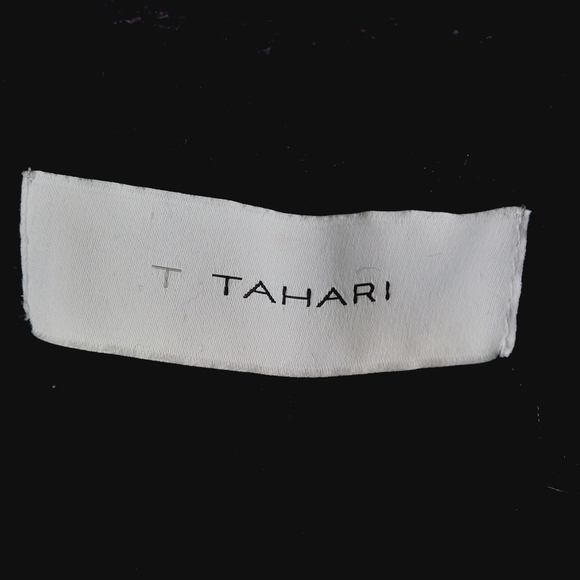 Tahari Marla Open Front Wool Coat Shawl Collar Black Comfy Winter Jacket Z27 - Picture 5 of 8